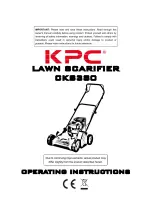 Preview for 13 page of KPC CKS380 Operating Instructions Manual