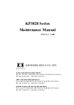 KPOWERSCIENCE KP3828 Series Maintenance Manual preview