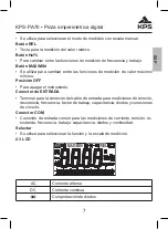 Предварительный просмотр 7 страницы KPS 602150001 Instruction Manual