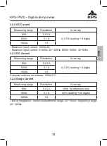 Предварительный просмотр 33 страницы KPS 602150001 Instruction Manual