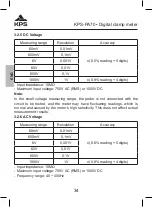 Предварительный просмотр 34 страницы KPS 602150001 Instruction Manual