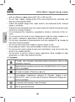 Preview for 26 page of KPS 602150002 Instruction Manual