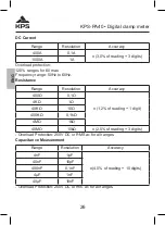 Preview for 26 page of KPS 602150003 Instruction Manual