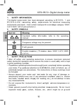 Предварительный просмотр 10 страницы KPS 602150006 Instruction Manual