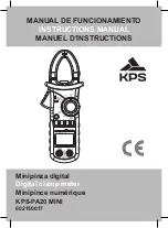 Предварительный просмотр 1 страницы KPS 602150017 Instruction Manual