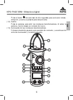 Предварительный просмотр 5 страницы KPS 602150017 Instruction Manual