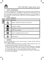 Предварительный просмотр 14 страницы KPS 602150017 Instruction Manual