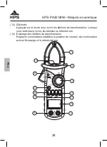 Предварительный просмотр 28 страницы KPS 602150017 Instruction Manual