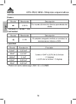 Предварительный просмотр 14 страницы KPS 602150018 Instruction Manual