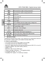 Предварительный просмотр 32 страницы KPS 602150018 Instruction Manual