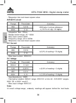 Предварительный просмотр 34 страницы KPS 602150018 Instruction Manual