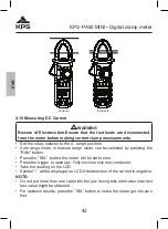 Предварительный просмотр 42 страницы KPS 602150018 Instruction Manual