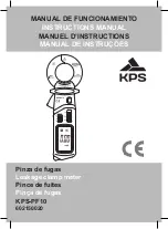 Предварительный просмотр 1 страницы KPS 602150020 Instruction Manual