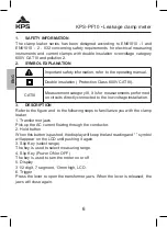 Предварительный просмотр 6 страницы KPS 602150020 Instruction Manual