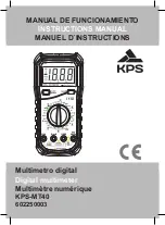 Preview for 1 page of KPS 602250003 Instruction Manual