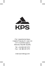 Preview for 32 page of KPS 602250005 Instruction Manual