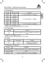 Предварительный просмотр 9 страницы KPS 602350006 Instruction Manual