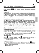 Предварительный просмотр 9 страницы KPS 602450007 Instruction Manual