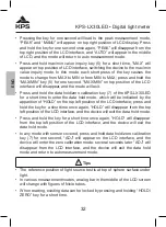 Preview for 32 page of KPS 602450011 Instruction Manual