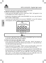 Preview for 36 page of KPS 602450011 Instruction Manual