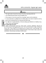 Preview for 42 page of KPS 602450011 Instruction Manual