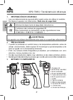 Preview for 2 page of KPS 602450013 Instruction Manual