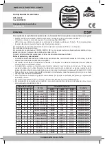 KPS CC800 Instruction Manual предпросмотр