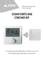 Предварительный просмотр 1 страницы KPS CONFORTLINE CRONO RF User Manual