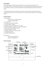 Предварительный просмотр 9 страницы KPS CONFORTLINE CRONO RF User Manual