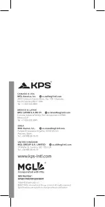 Предварительный просмотр 22 страницы KPS DCM4010FLEX User Manual