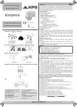 Предварительный просмотр 1 страницы KPS DETELUX 180 MINI Instruction Manual