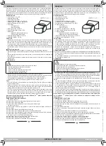 Preview for 2 page of KPS DETELUX180IP110VCBINT Instruction Manual