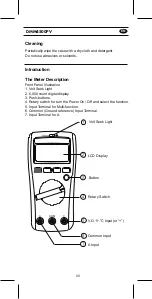 Предварительный просмотр 4 страницы KPS DMM4500PV User Manual