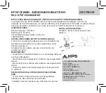 Предварительный просмотр 4 страницы KPS FC500MX Instruction Manual