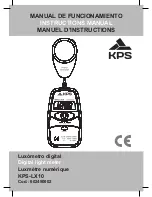 KPS KPS-LX10 Instruction Manual предпросмотр