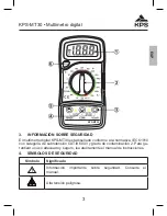 Preview for 3 page of KPS KPS-MT30 Instruction Manual