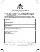 Preview for 19 page of KPS KPS-MT30 Instruction Manual