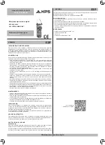 KPS KPS-PA20 MINI Instruction Manual предпросмотр