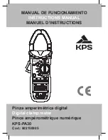 KPS KPS-PA30 Instruction Manual предпросмотр