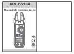 Предварительный просмотр 1 страницы KPS KPS-PA440 Operation Manual