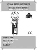 Предварительный просмотр 1 страницы KPS KPS-PF10 Instruction Manual