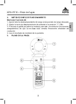 Предварительный просмотр 3 страницы KPS KPS-PF10 Instruction Manual