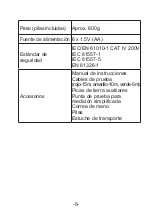 Предварительный просмотр 7 страницы KPS KPS-TL320 Instruction Manual