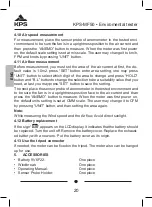 Preview for 20 page of KPS MF50 Instruction Manual