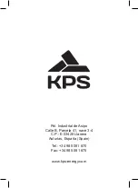 Preview for 32 page of KPS MF50 Instruction Manual