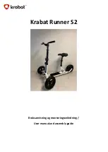 Krabat Runner S2 User Manual And Assembly Manual предпросмотр