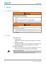 Предварительный просмотр 34 страницы Kracht AS 8 Operating Instructions Manual