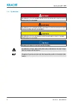 Предварительный просмотр 6 страницы Kracht BT 0 Operating Instructions Manual