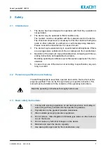 Предварительный просмотр 7 страницы Kracht BT 0 Operating Instructions Manual