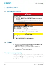 Предварительный просмотр 40 страницы Kracht BT 0 Operating Instructions Manual